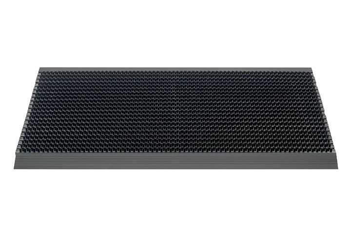 Hamat Outline deurmat buiten - Pure black - 60 x 90 cm | Hamat