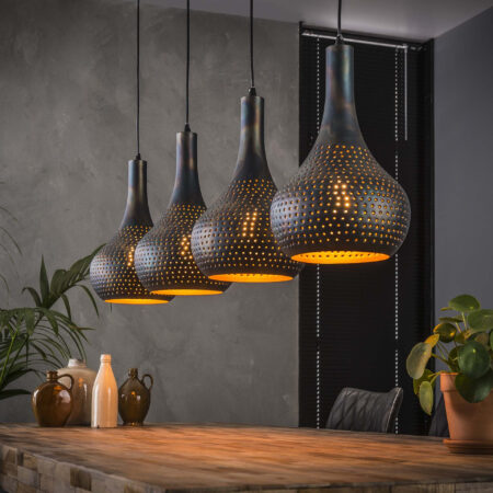 Hanglamp 'Judd' 4-lamps