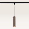 Hangspot Belano caramello m - GU10-fitting - Ontworpen voor 1-fase railsysteem - Bruin - Railspot - IP20 voor binnen | LUSENZ