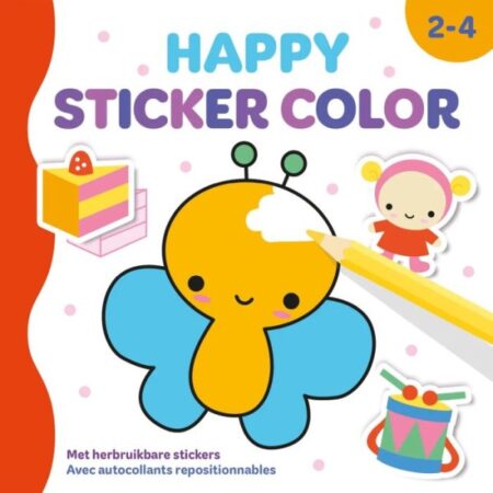 Happy Sticker Color (2-4 jaar) | Deltas