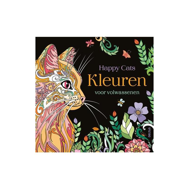 Happy cats - Kleuren voor volwassenen | Deltas