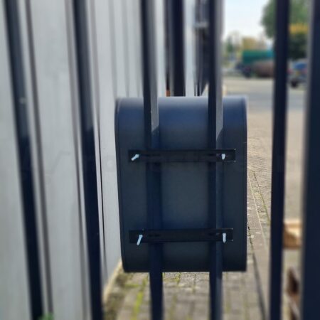 Hardbrass Bevestigingsset voor hekmontage brievenbussen universeel | Hardbrass