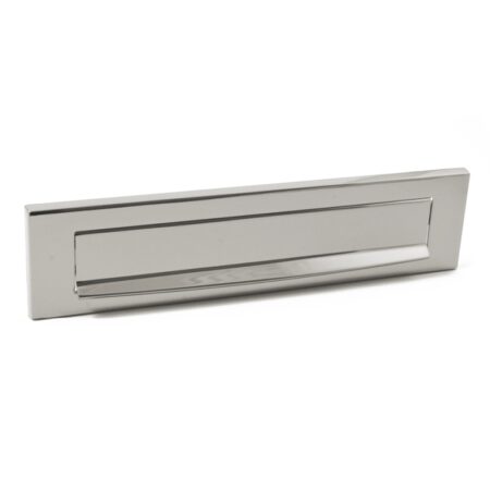 Hardbrass Briefplaat Ellen - PVD glans nikkel | Hardbrass
