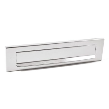 Hardbrass Briefplaat Ellen - chroom | Hardbrass