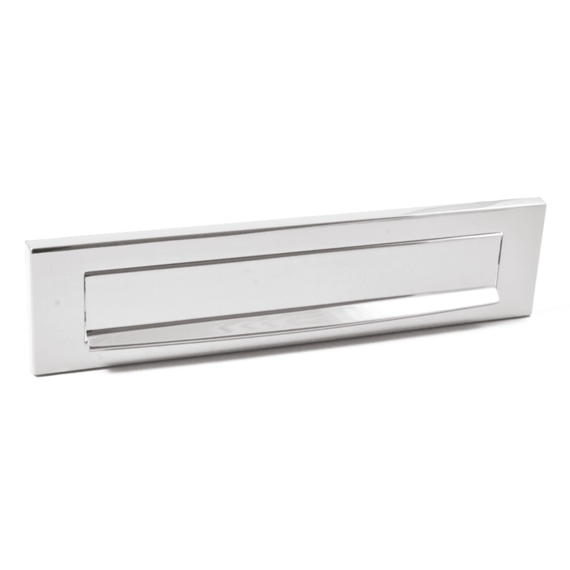 Hardbrass Briefplaat Ellen - chroom | Hardbrass