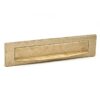 Hardbrass Briefplaat Ellen - messing getrommeld | Hardbrass
