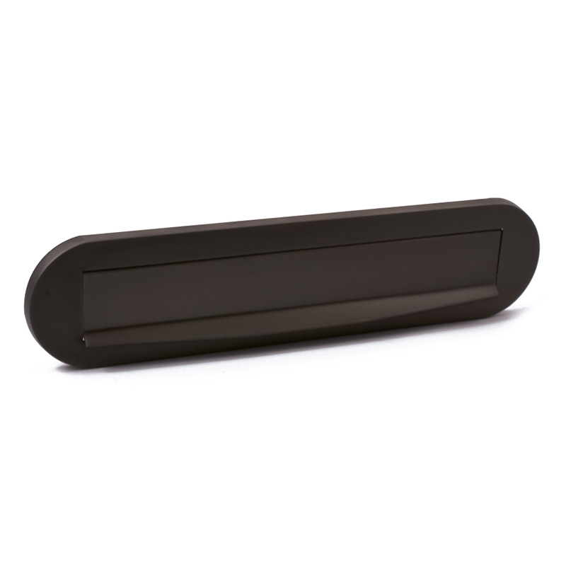 Hardbrass Briefplaat Ronald - PUURzwart | Hardbrass