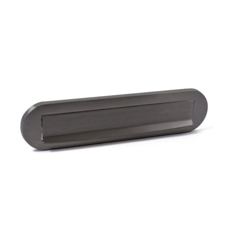 Hardbrass Briefplaat Ronald - PVD gun metal | Hardbrass