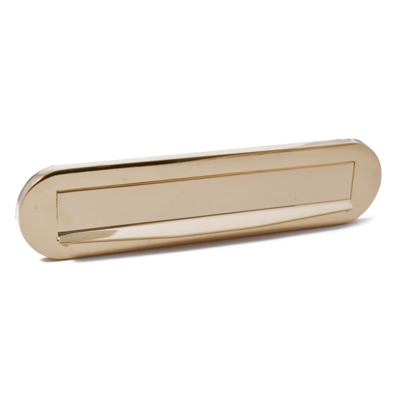 Hardbrass Briefplaat Ronald - PVD messing | Hardbrass