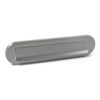 Hardbrass Briefplaat Ronald - chroom mat | Hardbrass