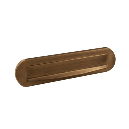 Hardbrass Briefplaat Ronald - mat brons | Hardbrass
