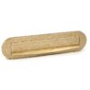 Hardbrass Briefplaat Ronald - messing getrommeld | Hardbrass