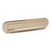 Hardbrass Briefplaat Ronald - messing ongelakt | Hardbrass