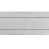 Hardbrass Briefplaat rechthoek geveerd 300x80mm - RVS | Hardbrass