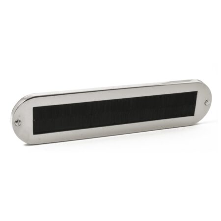 Hardbrass Tochtwering Aart - PVD glans nikkel | Hardbrass