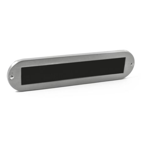 Hardbrass Tochtwering Aart - mat chroom | Hardbrass