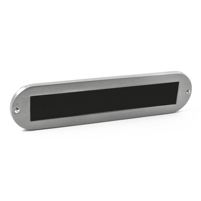 Hardbrass Tochtwering Aart - mat chroom | Hardbrass