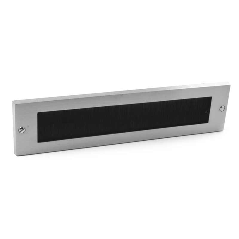 Hardbrass Tochtwering Alena - mat chroom | Hardbrass