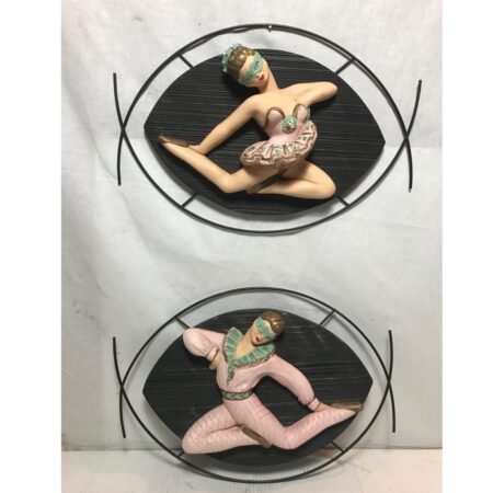 Harlekijn 1950's Ballerina Muur Hangende Beelden Set | The Dutch Pickers
