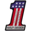 Harley-Davidson #1 Racing Thermometer - Kleurvast Voor Binnen En Buiten | Harley-Davidson