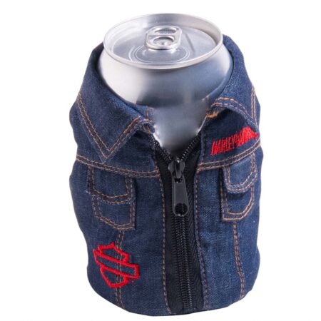 Harley-Davidson 1970s Psychedelic Denim Blikjes Koeler | Harley-Davidson