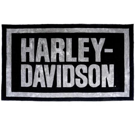 Harley-Davidson Bar Font Groot Vloerkleed - 2.4 x 1.5m | Harley-Davidson