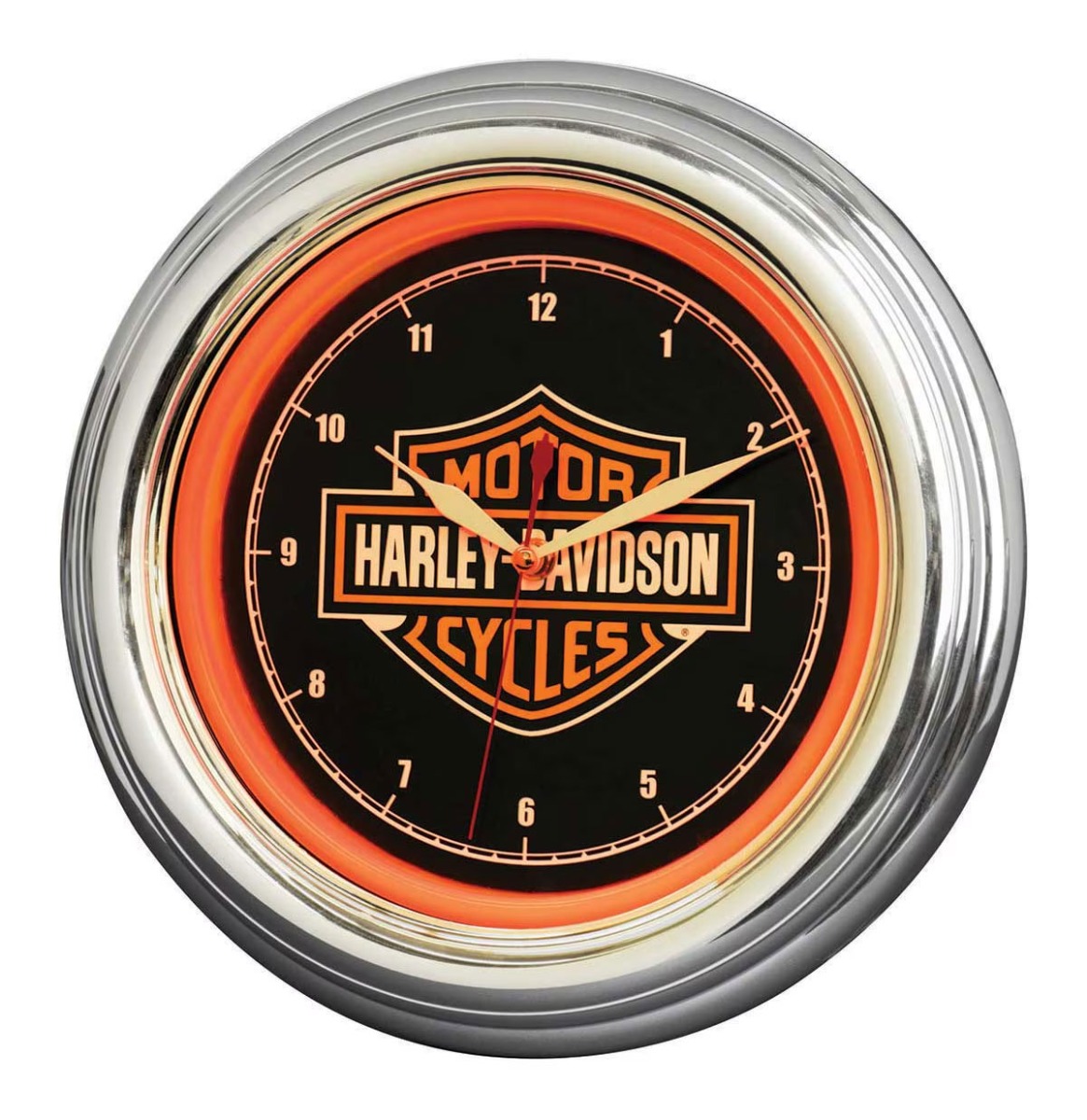 Harley-Davidson Bar & Shield Led Klok-220V | Harley-Davidson