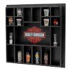 Harley-Davidson Bar & Shield Shot Glass Display Kast | Harley-Davidson