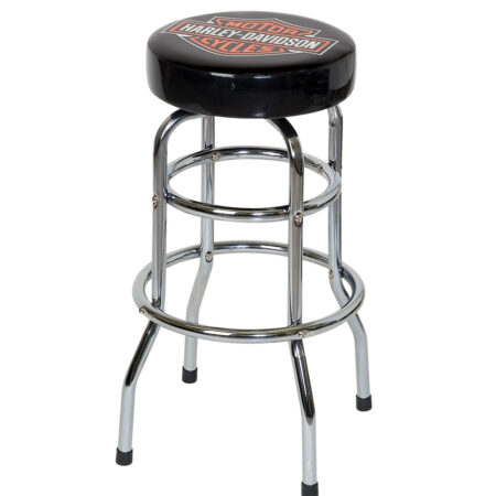 Harley-Davidson Barkruk - Klassiek Logo - Stoere Retro Barkruk voor Mancave & Thuisbar | Harley-Davidson