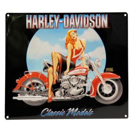 Harley-Davidson Classic Models Metalen Wandbord - 38 x 33cm | Harley-Davidson