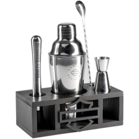 Harley-Davidson Cocktail Tool Set - Open Bar & Shield - Premium Baraccessoire | Harley-Davidson