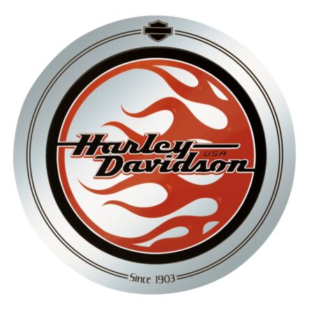 Harley-Davidson Crescent Flames Circle Spiegel LAATSTE STUKS | Harley-Davidson