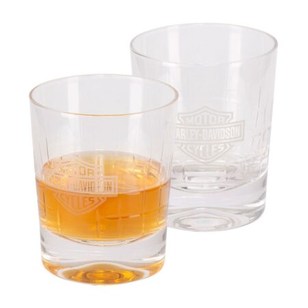 Harley-Davidson Crystal Whiskey Glazen Set | Harley-Davidson