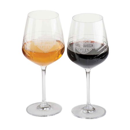 Harley-Davidson Crystal Wijn Glazen Set | Harley-Davidson