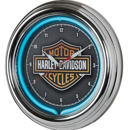 Harley-Davidson Essential Bar & Shield Neon Klok | Harley-Davidson