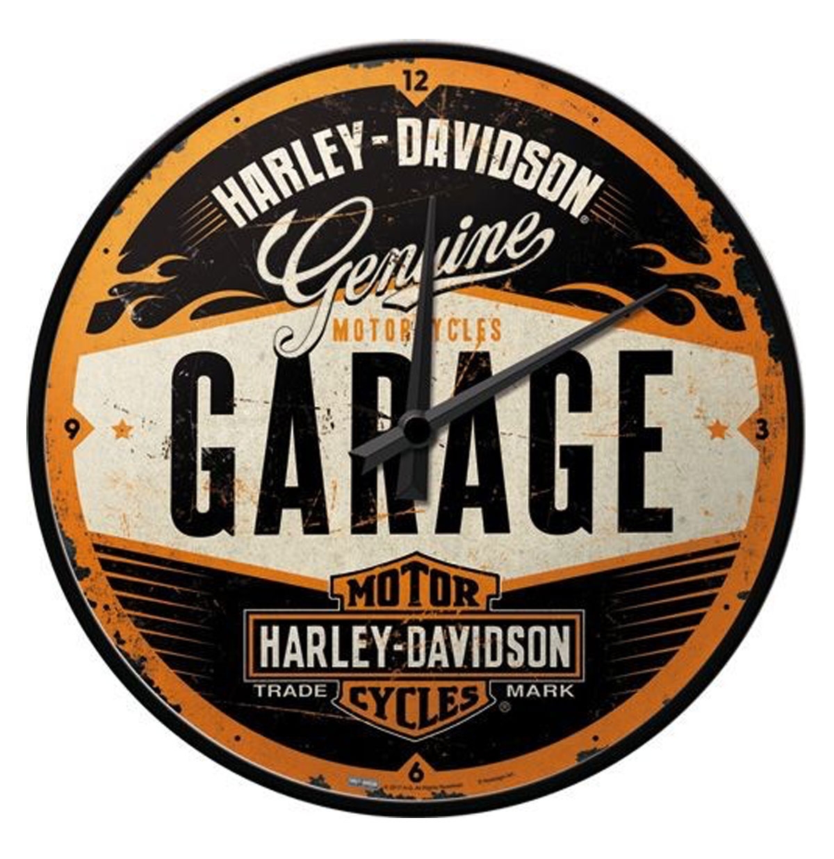 Harley-Davidson Garage Wandklok | Harley-Davidson