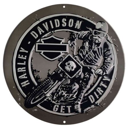 Harley-Davidson Get Dirty Metalen Bord | Harley-Davidson