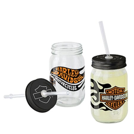 Harley-Davidson Glazen Vlammen Potvormige Beker - LAATSTE STUKS | 33% korting | Harley-Davidson