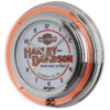 Harley-Davidson Motorcycles Double Neon Klok | Harley-Davidson