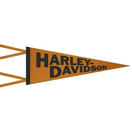 Harley-Davidson Nostalgic Pennant - Vilten Vlag (Laatste Stuks) | 35% korting | Harley-Davidson