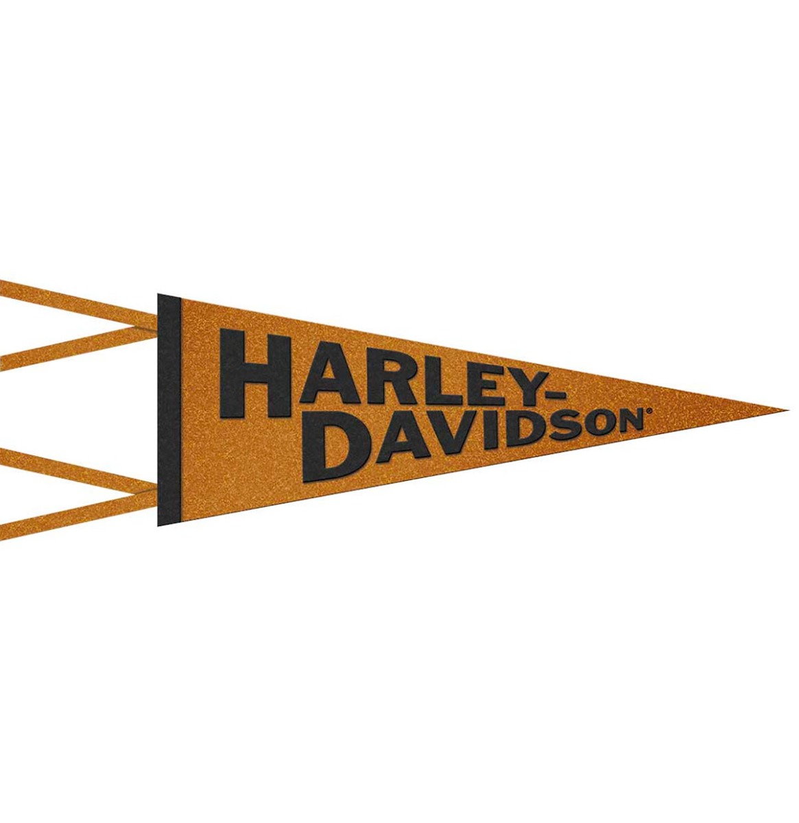 Harley-Davidson Nostalgic Pennant - Vilten Vlag (Laatste Stuks) | 35% korting | Harley-Davidson