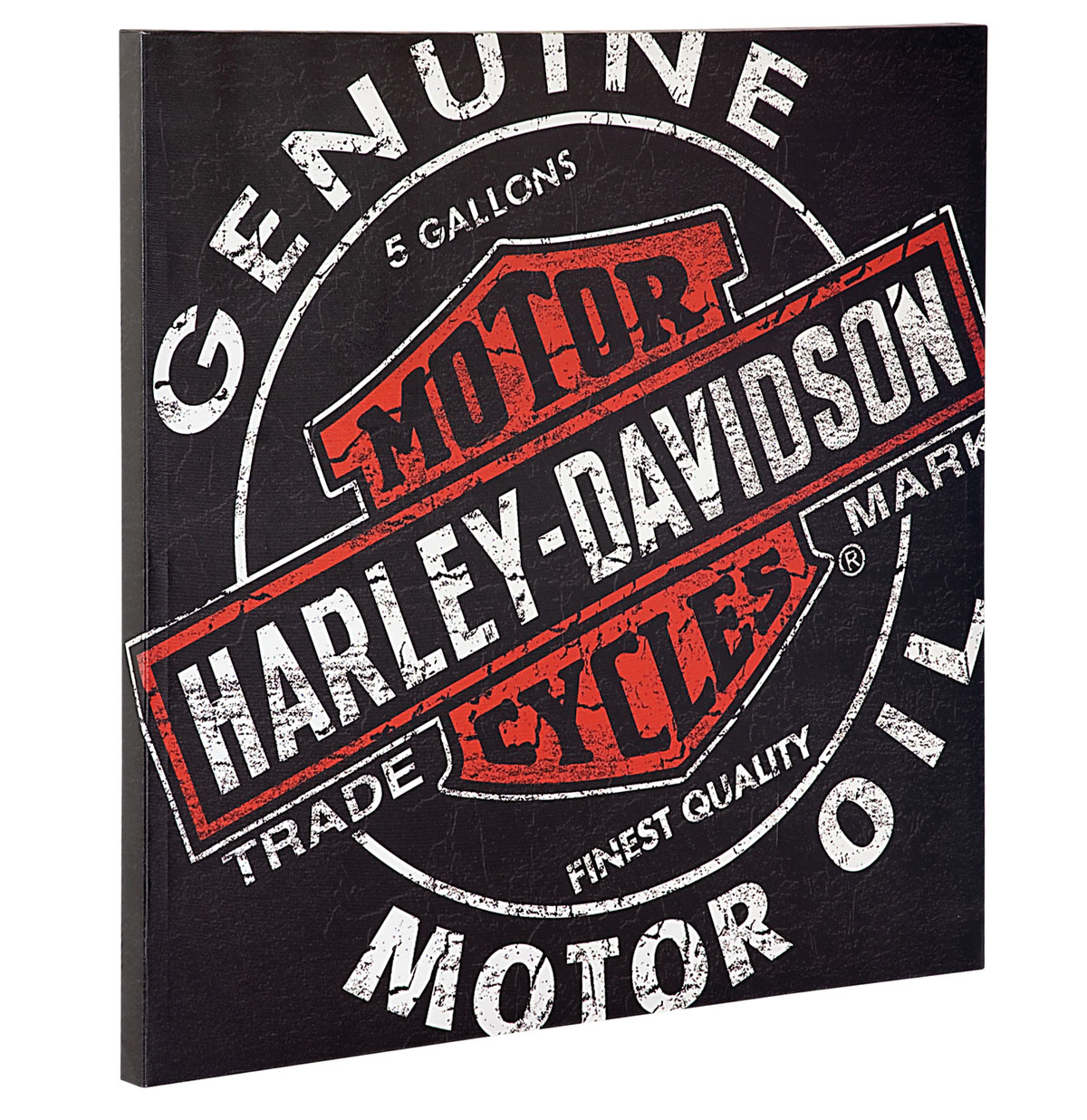 Harley-Davidson Oil Can Canvas Print | Harley-Davidson