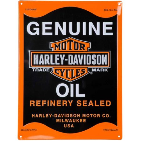 Harley-Davidson Oil Can Tinnen Bord | Harley-Davidson