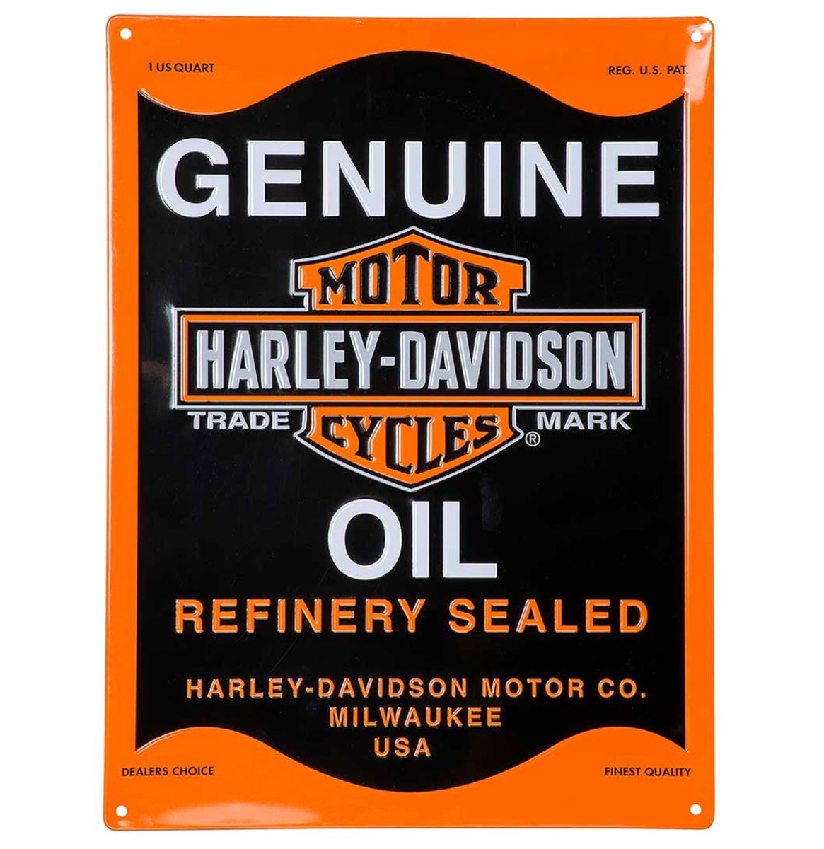 Harley-Davidson Oil Can Tinnen Bord | Harley-Davidson