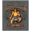 Harley-Davidson Old Scroll Babe Metalen Bord - 33 x 38cm LAATSTE STUKS | 9% korting | Harley-Davidson
