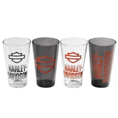 Harley-Davidson Open Bar & Shield Fade Pint Glazen Set | Harley-Davidson