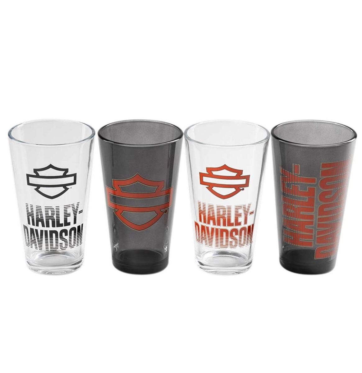 Harley-Davidson Open Bar & Shield Fade Pint Glazen Set | Harley-Davidson