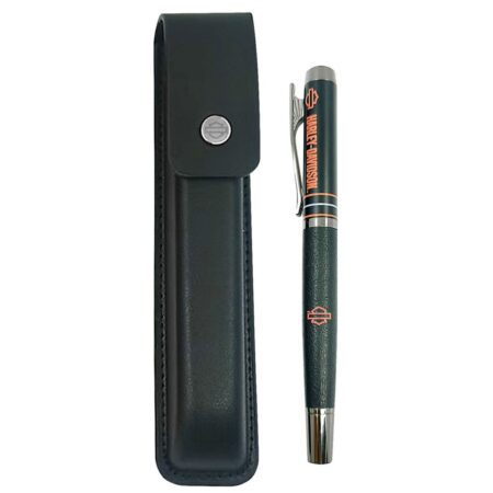 Harley-Davidson Open Bar & Shield Stripes Pen en Etui | Harley-Davidson