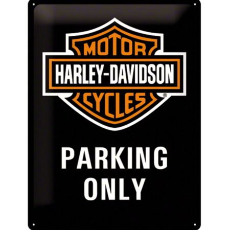 Harley-Davidson Parking Only Metalen Bord 30 x 40 cm | Harley-Davidson