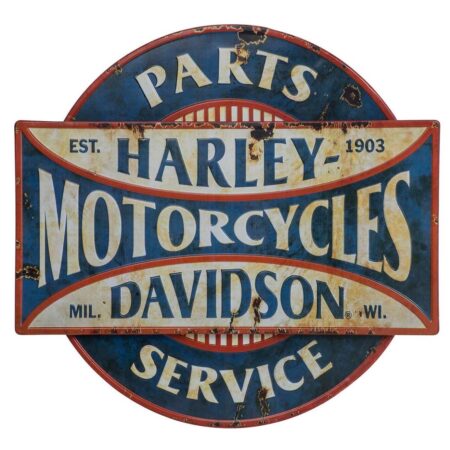 Harley-Davidson Parts & Service Metalen Bord | 24% korting | Harley-Davidson